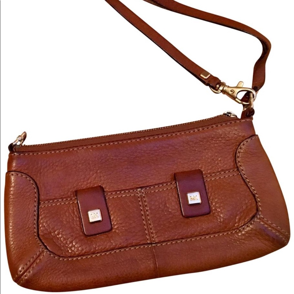 Michael Kors leather wristlet